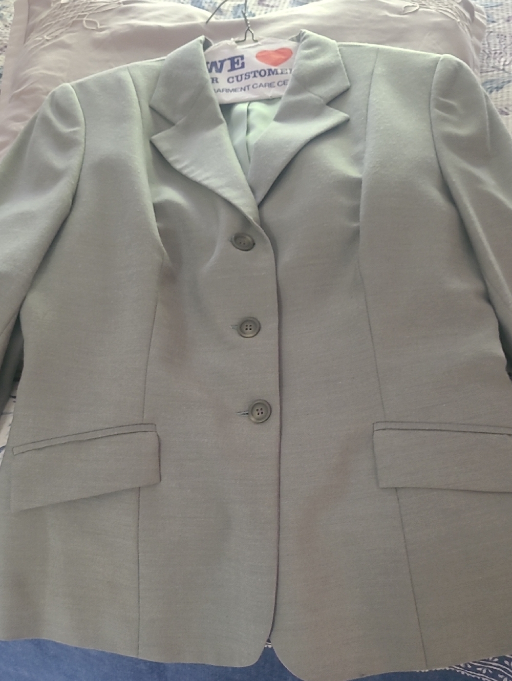 Beautiful Women's Light Sage Green Hunt Coat 36R